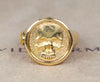 Bague chevalière en or jaune 18 carats