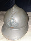 Casque Adrian Modèle 1915 – Génie Français, Insigne 1er Type
